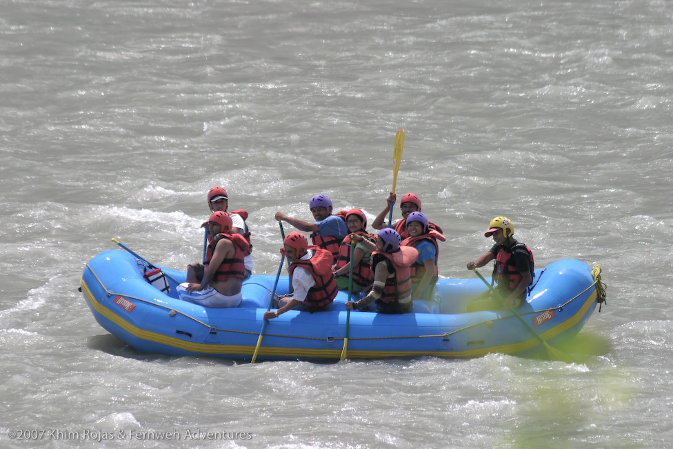 Rafting near Pokhara