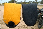 Sleeping bags being "aired"