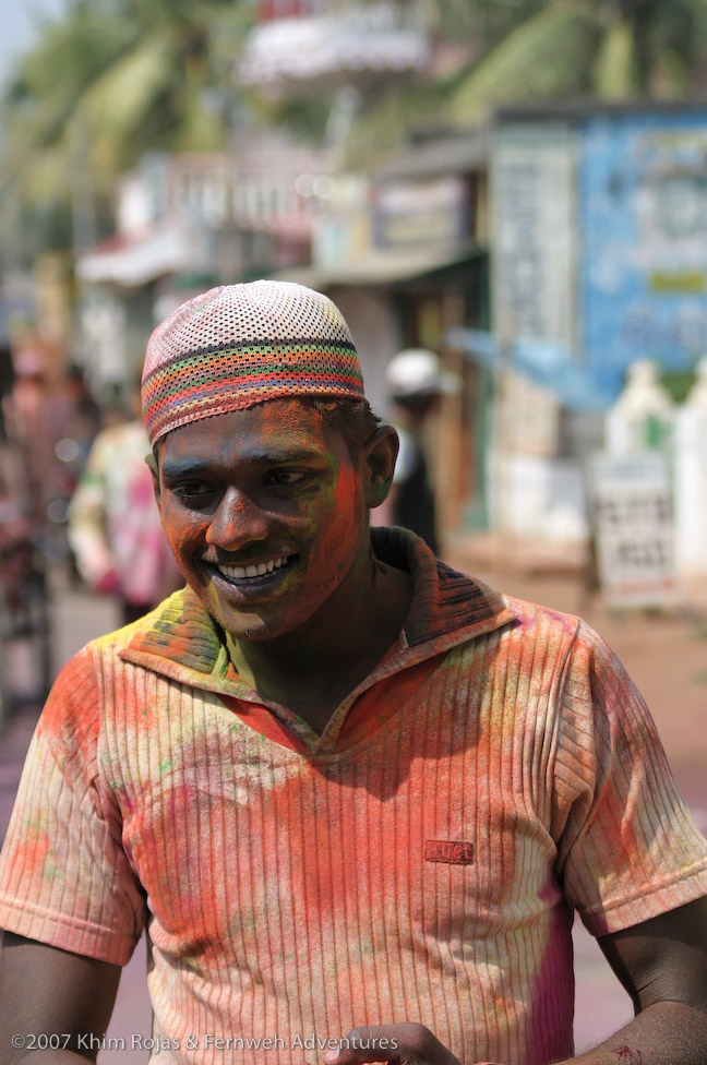 Holi festival sights