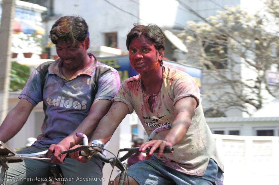 Holi festival sights