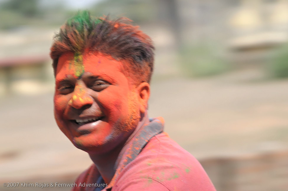 Holi festival sights