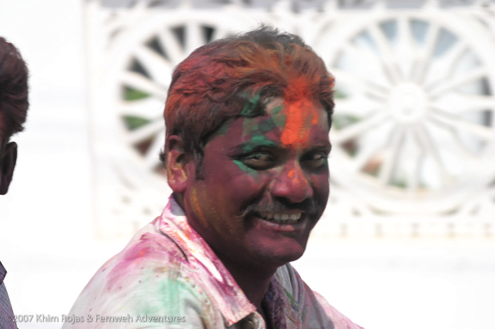 Holi festival sights