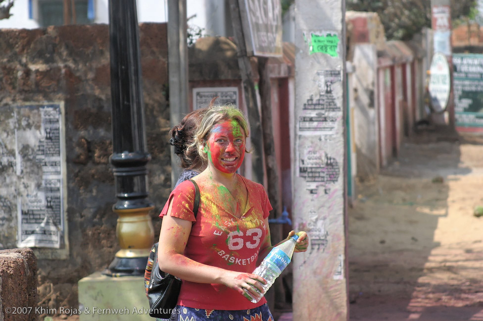 Holi festival sights