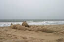 Puri beach sculpture