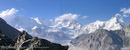 View from Gokyo Ri. From left to right: Cho Oyu, Ngozumba Kang, Ghyachung Kang,Karmo Chotal and Chumbu