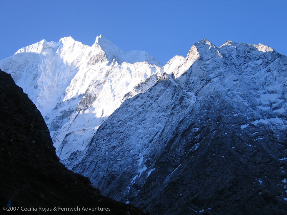 Sunrise at Tengboche