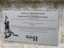 Tenying Norgay memorial on Trek from Namche to Tengboche